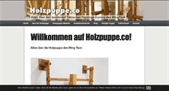 Desktop Screenshot of holzpuppe.co
